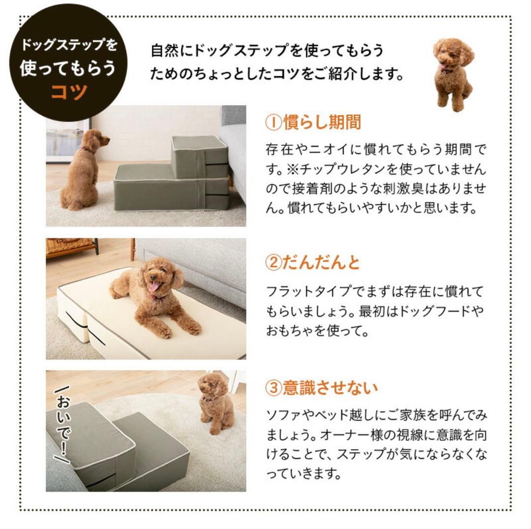 やさしいドッグステップ サンドベージュ