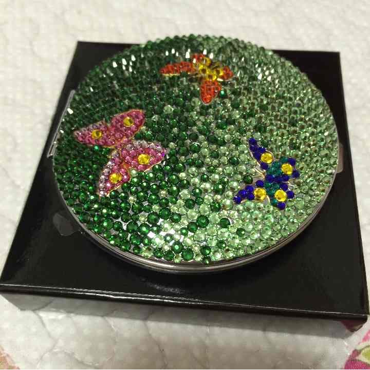 スワロフスキー☆コンパクトミラー★