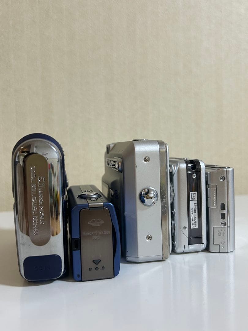 デジカメ　5点まとめ売り　SONY ソニー　FUJIFILM フジフィルム