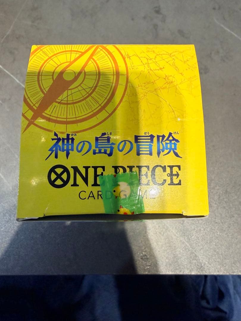 ジ*ン様 ワンピース カードゲーム OP-15 神の島の冒険テープカット1box