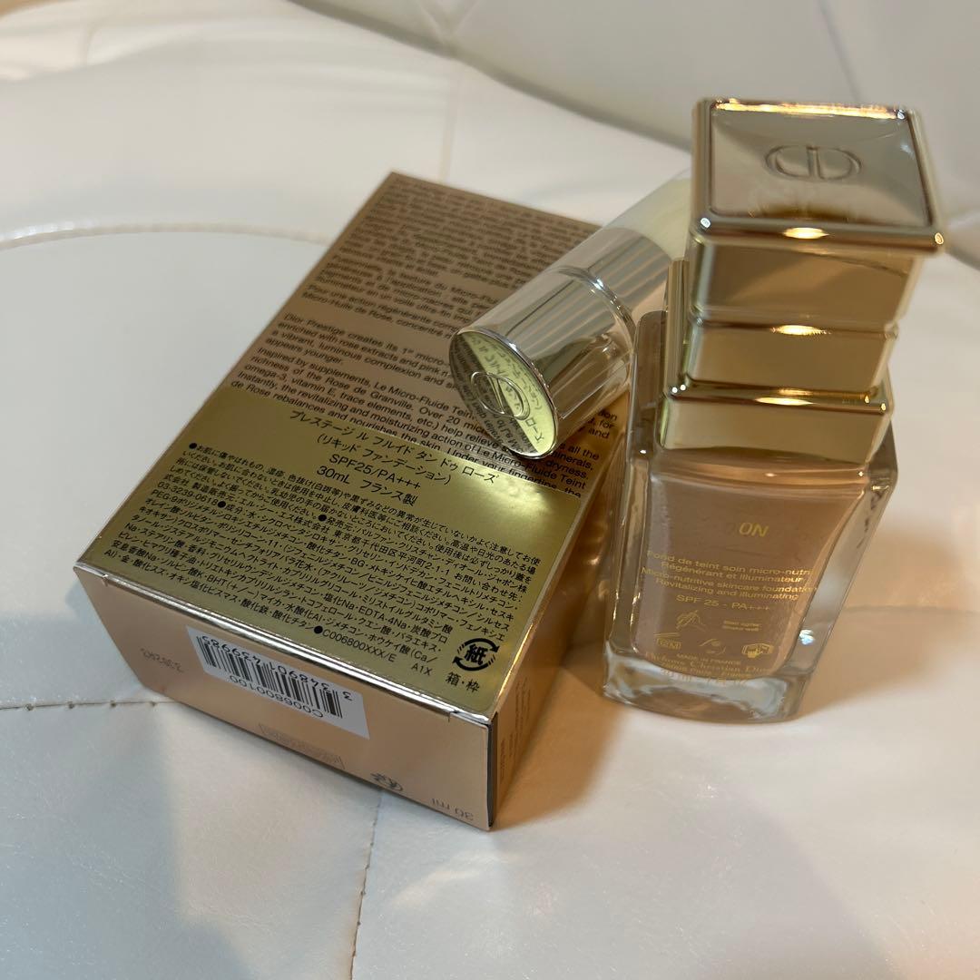 Dior Prestige フルイド タン ドゥ ローズ 0N SPF25