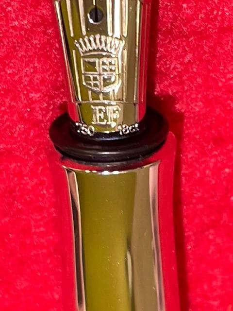 未使用品 ファーバーカステル万年筆 伯爵コレクション 18k EF 即日配送