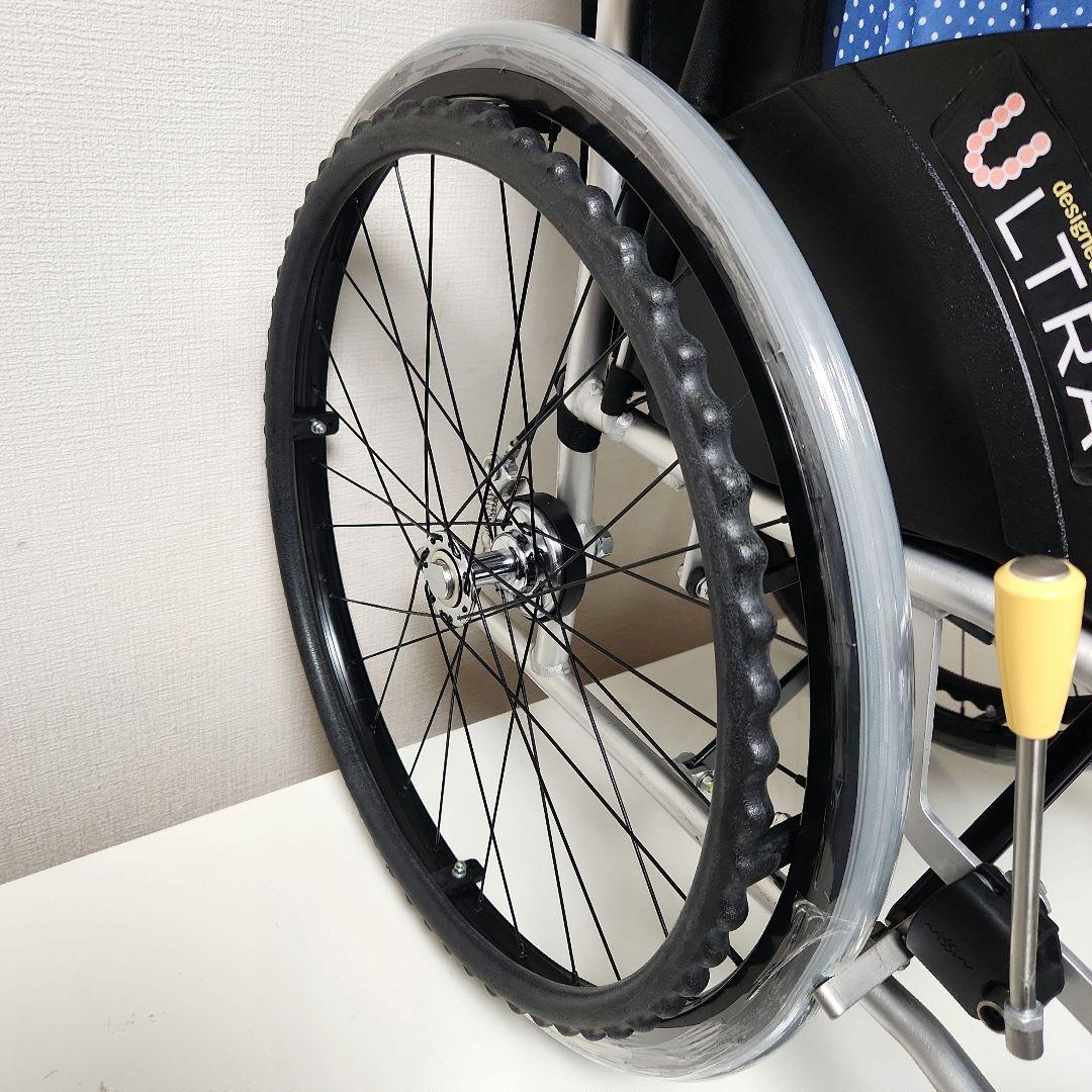日進医療器　自走用　超軽量　ULTRA　ノーパンクタイヤ　車椅子　NA-U1