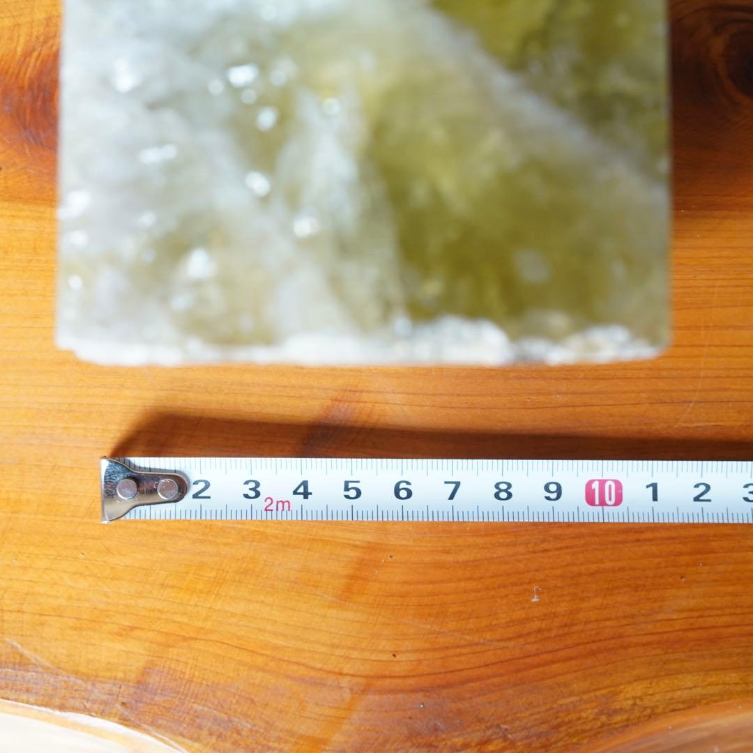 シトリン イエロー 黄水晶 六角柱 ポイント 天然石 台座付 4.1kg