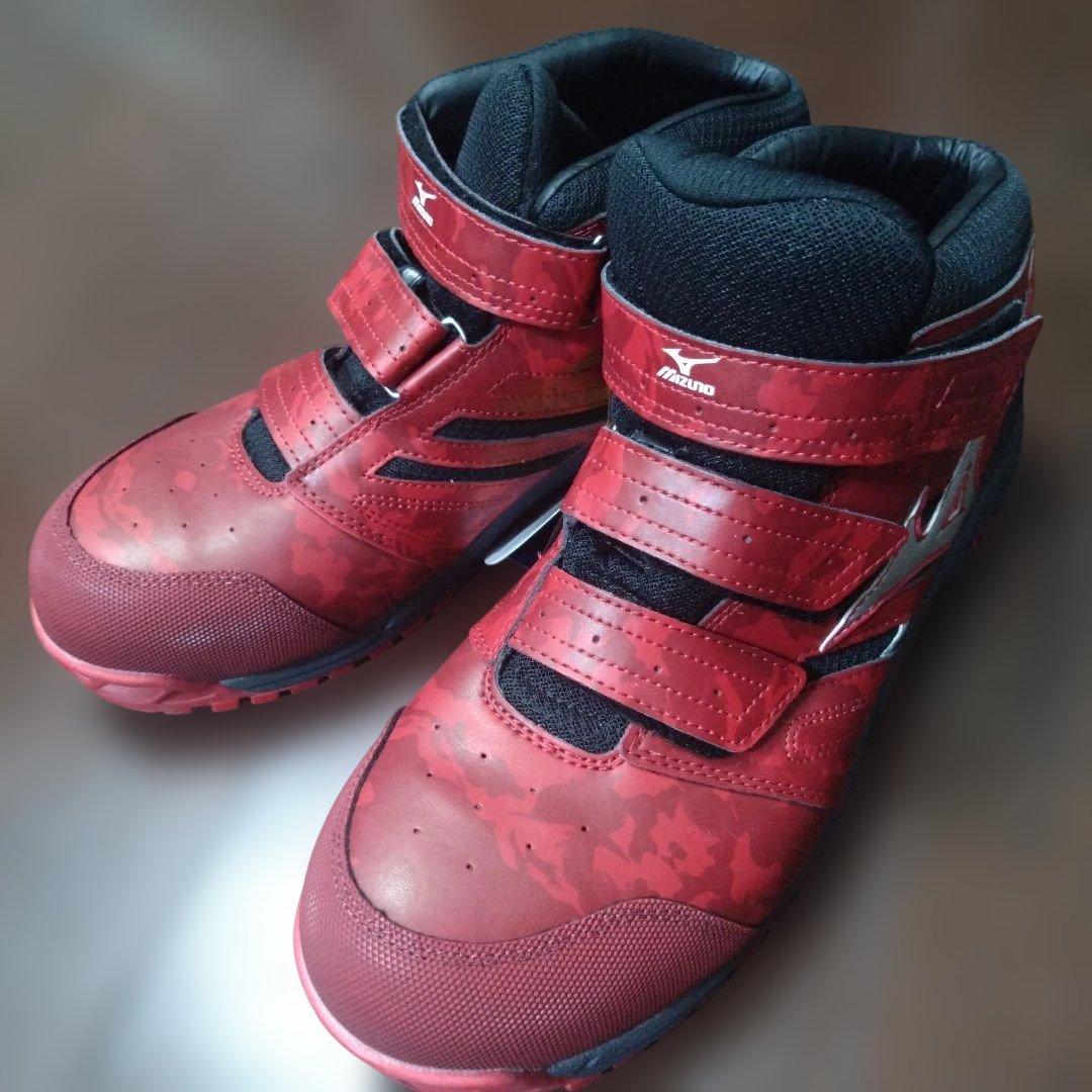 MIZUNO ミズノ　安全靴　ベルクロ　オールマイティー　タグ付　美品　27cm