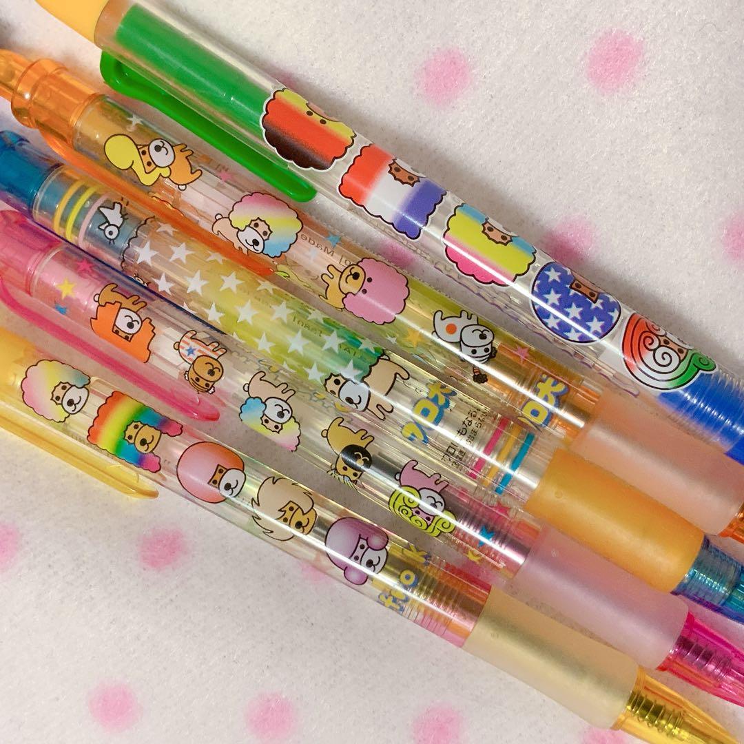 大量！　平成レトロ　アフロ犬　マスコット　シャーペン　ボールペン　まとめ売り