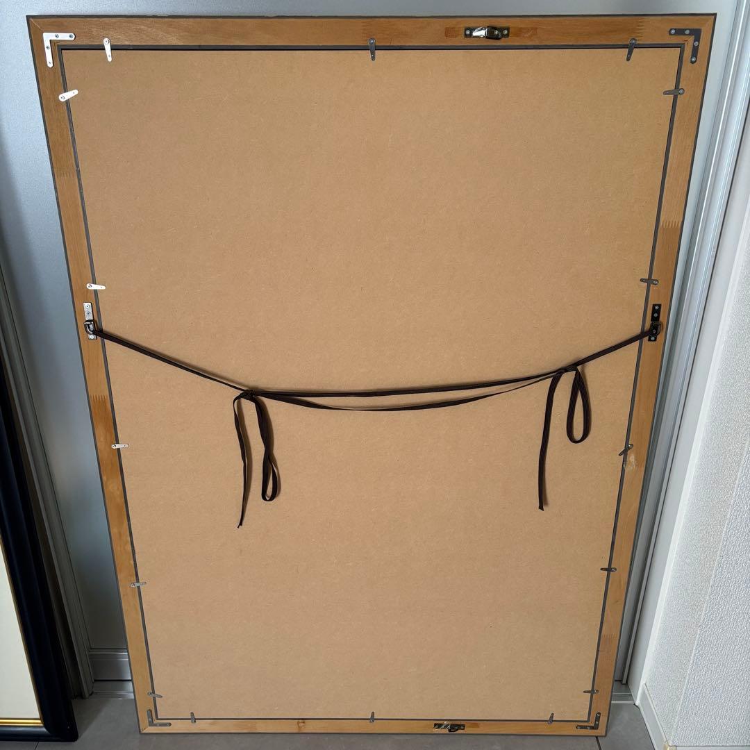 油絵　マイケルジャクソン　額装　76×108 ②