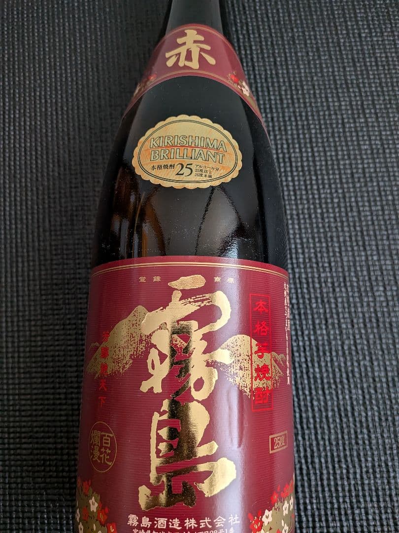 25度　赤霧島1.8L瓶　6本