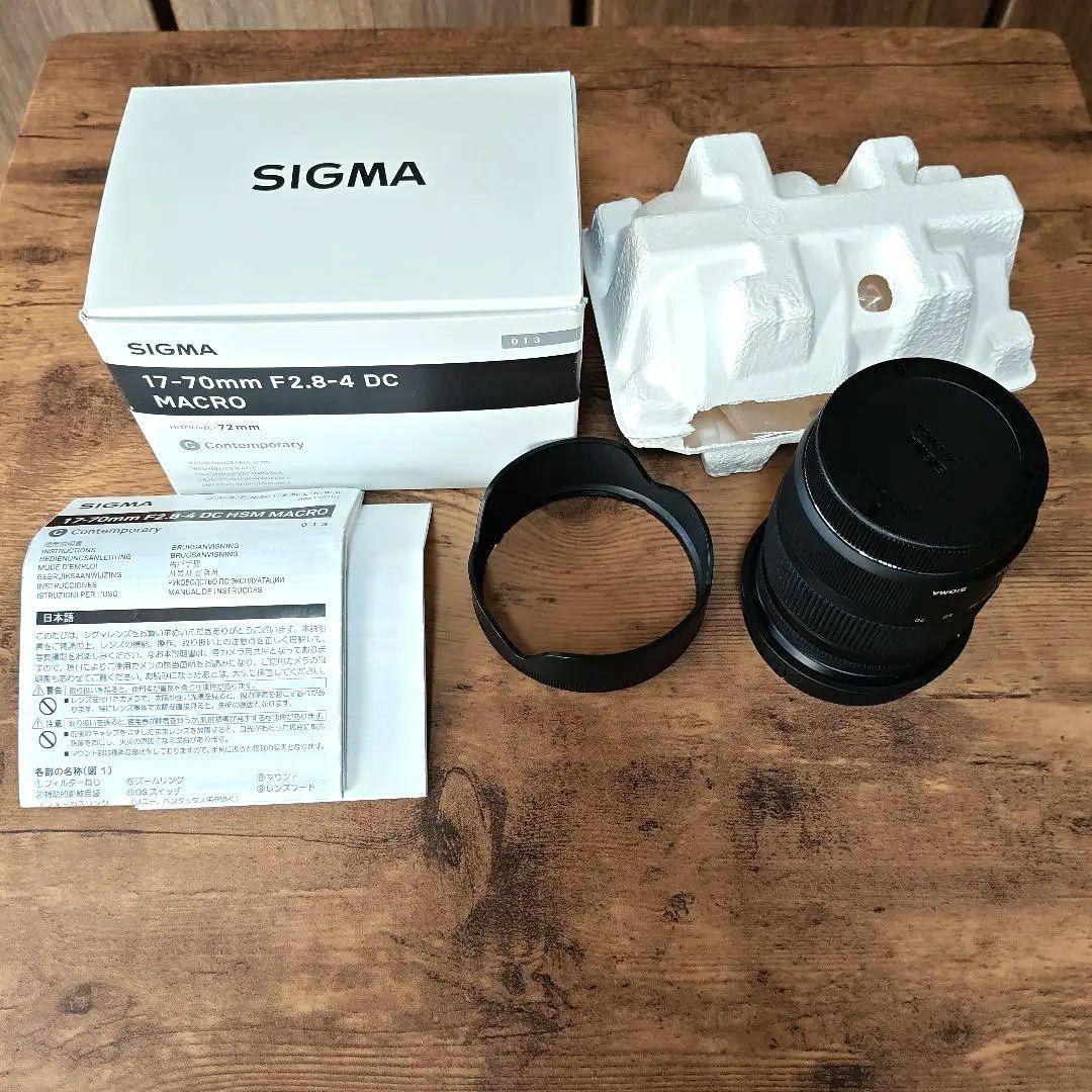 希少・極美品　SIGMA 17-70mm F2.8-4 DC EF-Sマウント