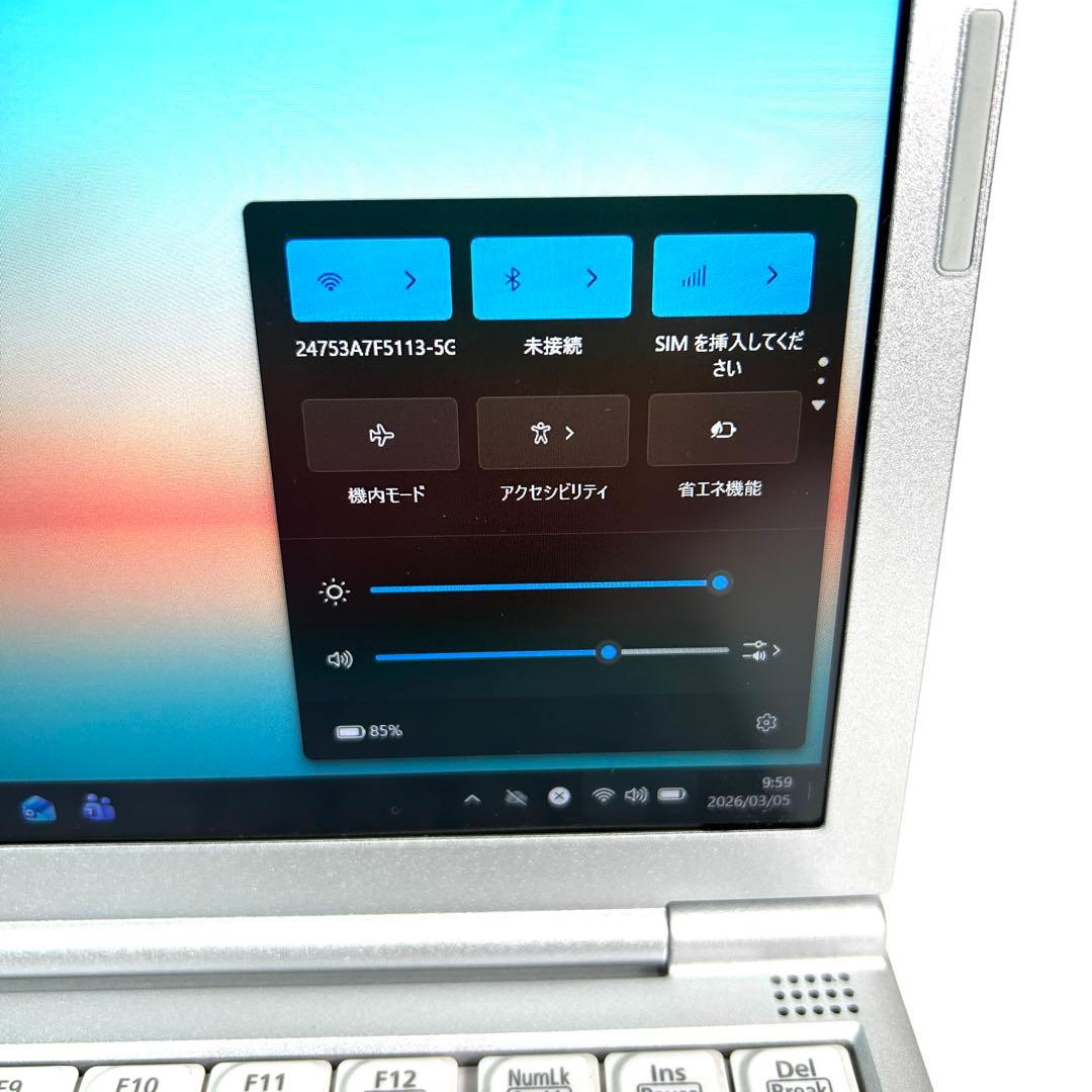 Windowsノート本体 Panasonic Let's note SV1 LTE CF-SV1RFLVS