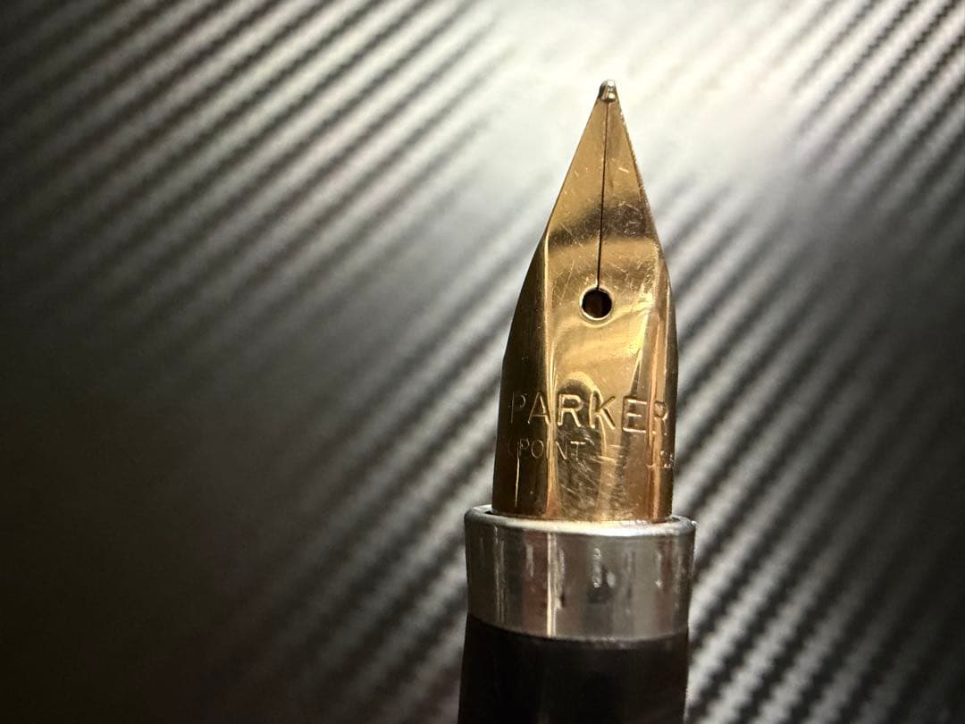 極美品 パーカー 75 シズレ F 細字 万年筆 スターリングシルバー