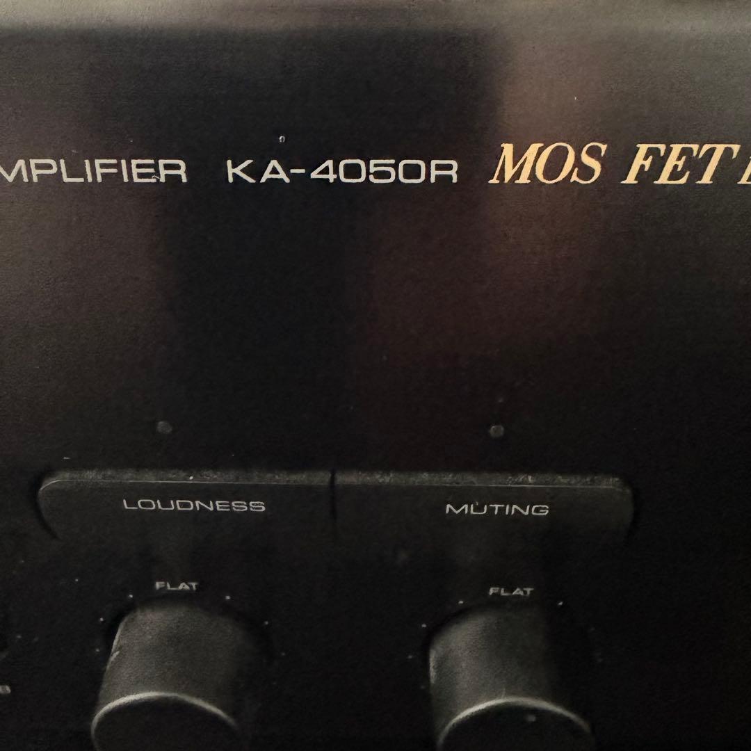 【動作品】KENWOOD KA-4050R プリメインアンプ リモコン付