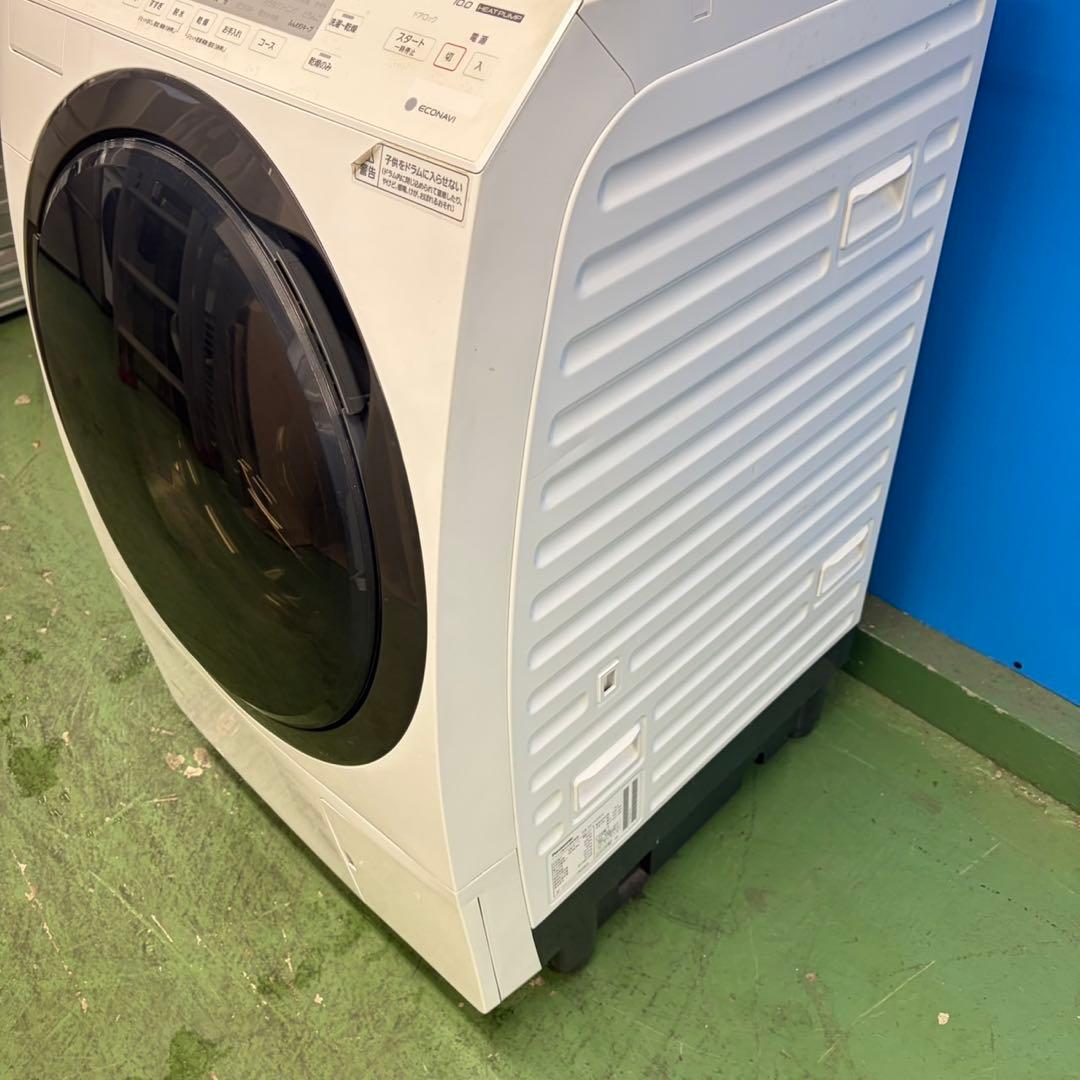 949 関東圏　ドラム式洗濯機　ヒーター乾燥　10kg 6kg 極美品　左開き