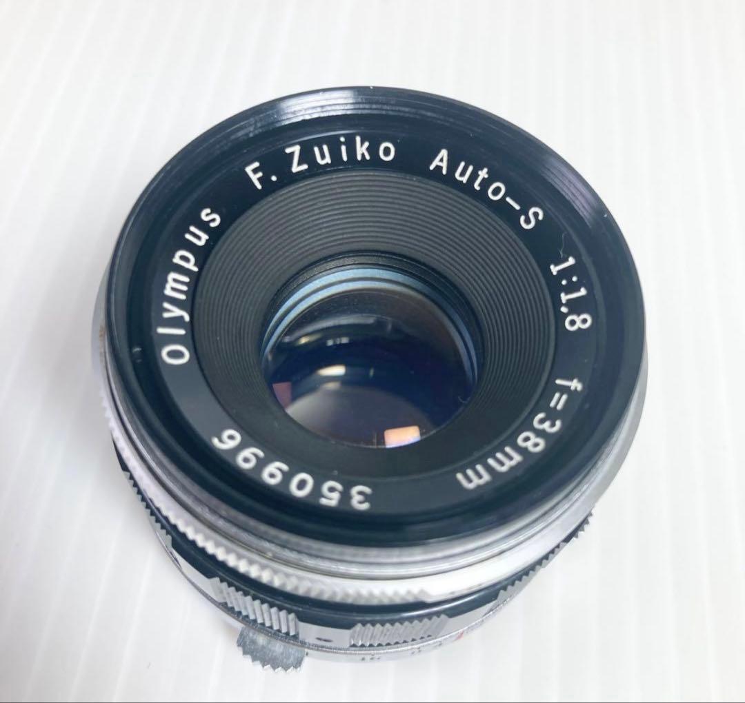 動作確認済み OLYMPUS PEN-FTフィルムカメラ ケース、ストラップ付き