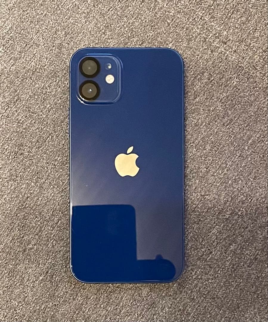 iPhone12 128GB ブルー 本体 バッテリー84% 画面傷なし