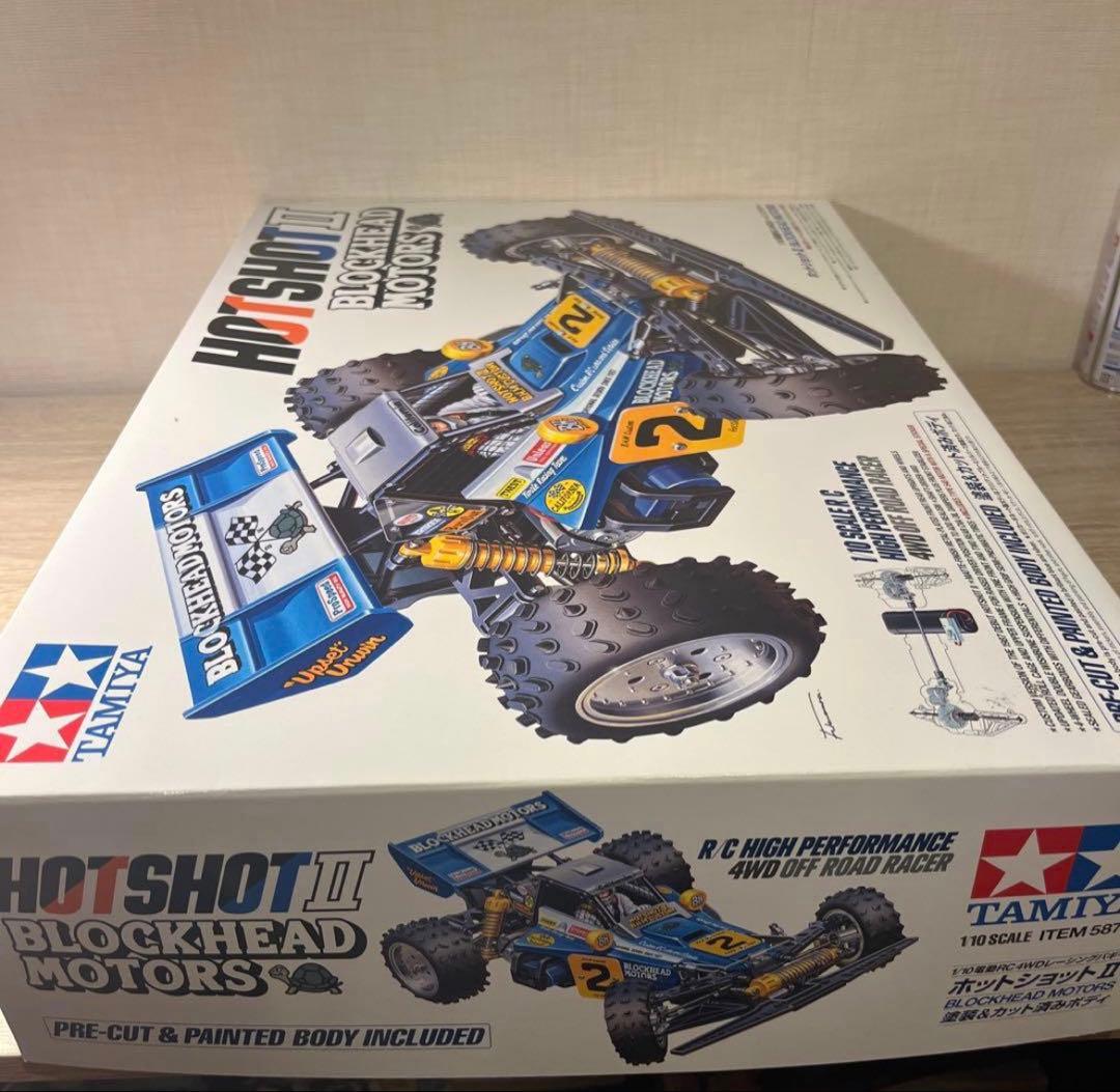 TAMIYA 1/10RC ホットショットII BLOCKHEAD MOTORS
