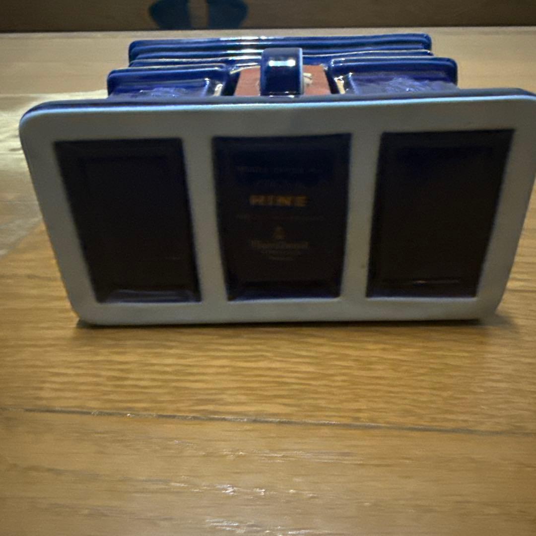 N3106HINE ハイン ナポレオン コニャック 凱旋門 青 陶器 ブランデー