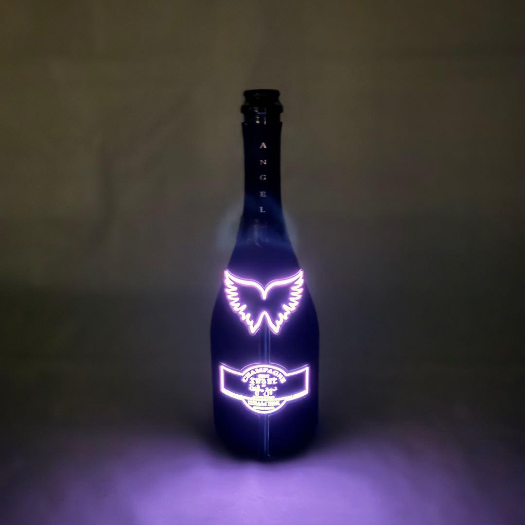 ANGEL エンジェル シャンパン　空箱　空き瓶3本セット　黒　ピンク　白
