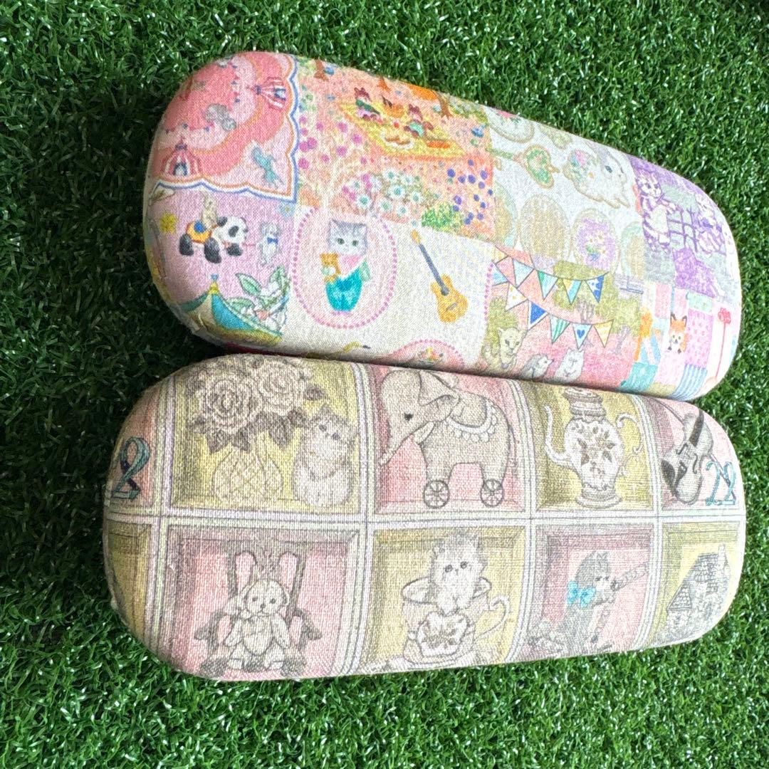 ピカピカ☆ハンドメイド メガネケース ミラー ユキエモン