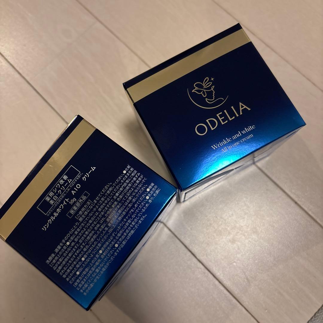ODELIA リンクル＆ホワイト AIO クリーム 薬用シワ改善美白クリーム