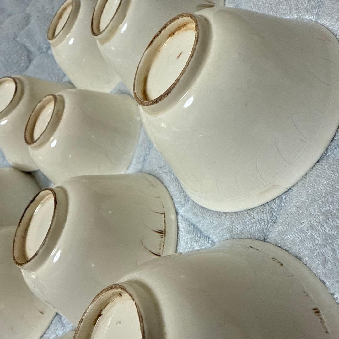 古茶碗北宋 白磁 定窖 甜白秞十客 茶道具 箱付き