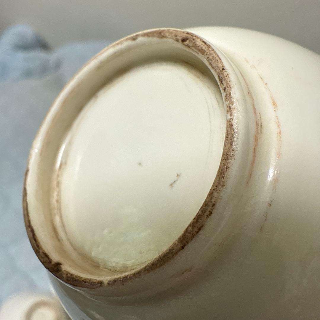 古茶碗北宋 白磁 定窖 甜白秞十客 茶道具 箱付き