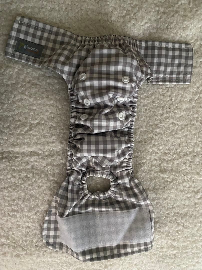 COOD ペット用女の子布おむつ・サニタリーパンツ　2点