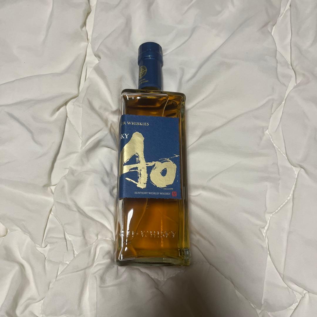 Suntory Ao ウイスキー 700ml 化粧箱入り、無し　2本セット