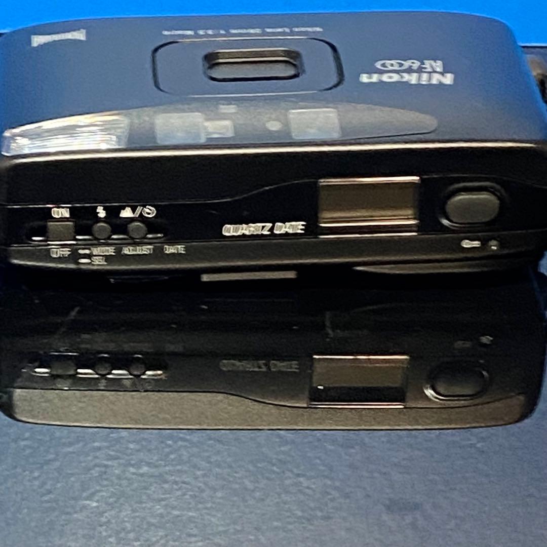 【美品】Nikonニコン AF600QDコンパクトフィルムカメラほぼ未使用保管品