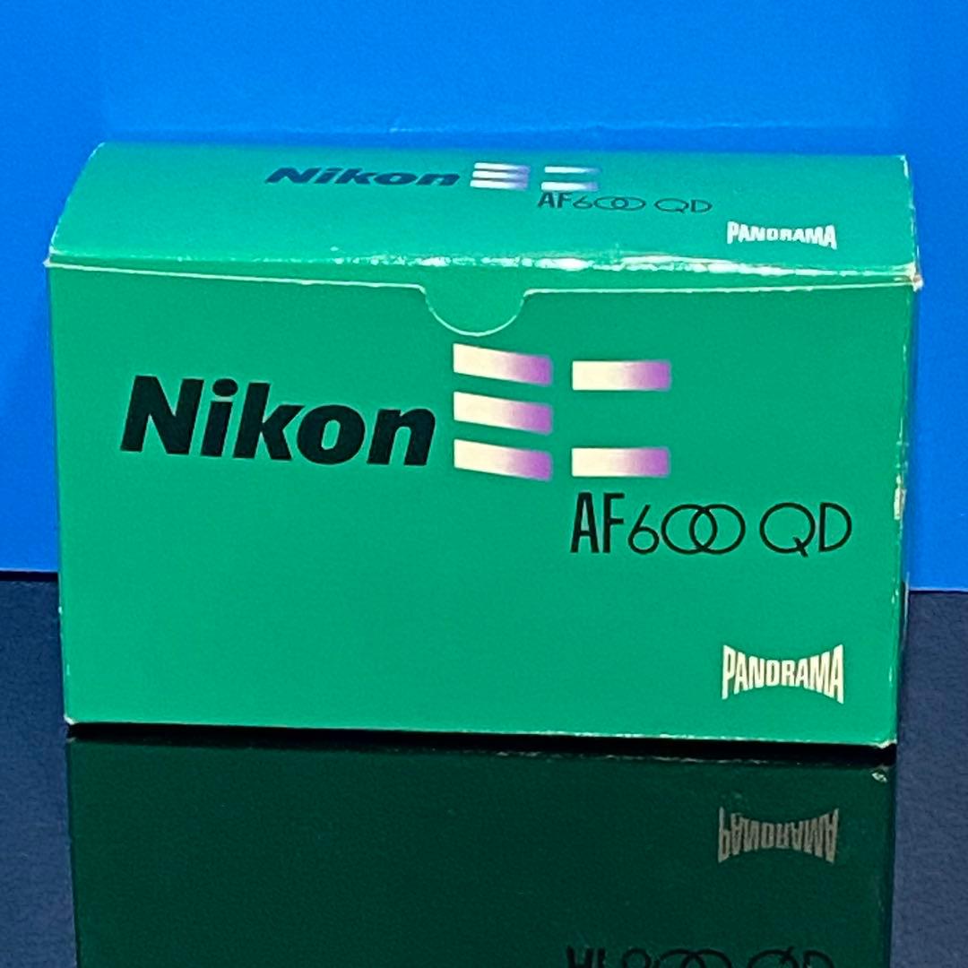 【美品】Nikonニコン AF600QDコンパクトフィルムカメラほぼ未使用保管品