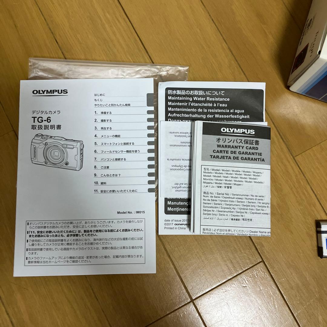 OLYMPUS TG-6 デジタルカメラ ブラック
