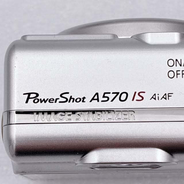 【良品】キャノン PowerShot A570 IS デジタルカメラ シルバー