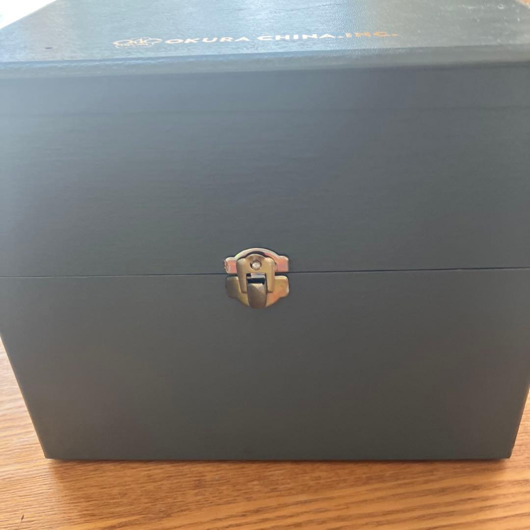 美品　大倉陶園花瓶　花器　箱あり OKURA CHINA 花瓶 丸型 金彩