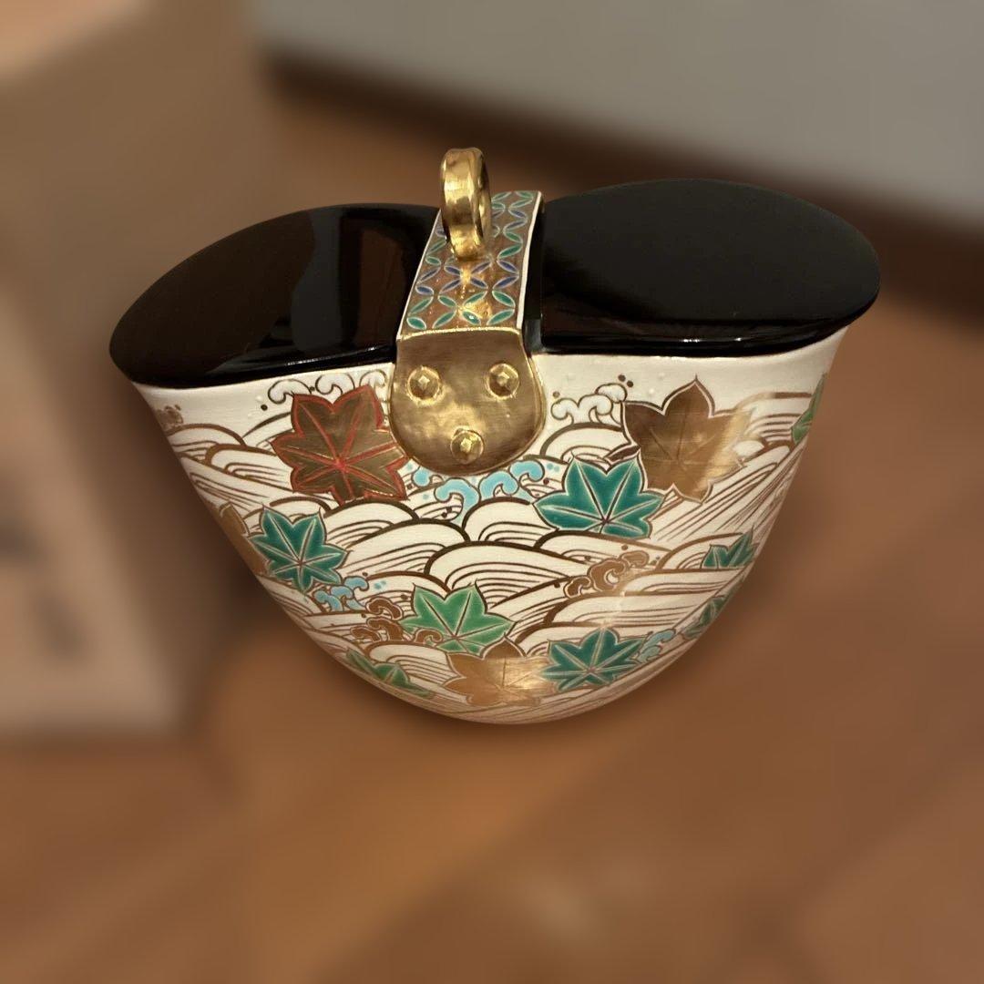 S*e様 陶器 水差し 茶道具 木箱付き　宮川香雲