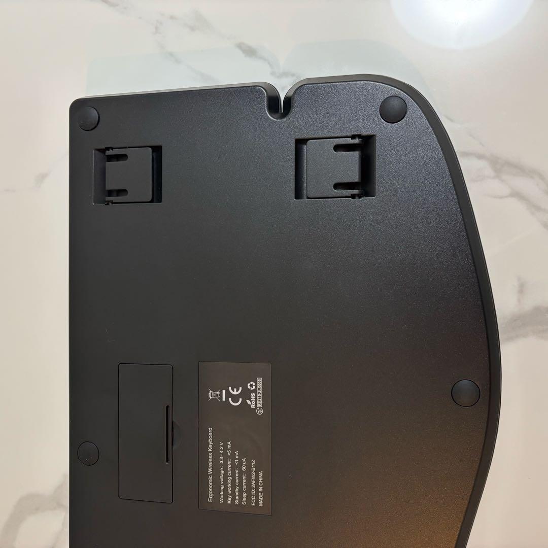 ほぼ新品 Ewinエルゴノミクスキーボード Bluetooth対応 日本語配列