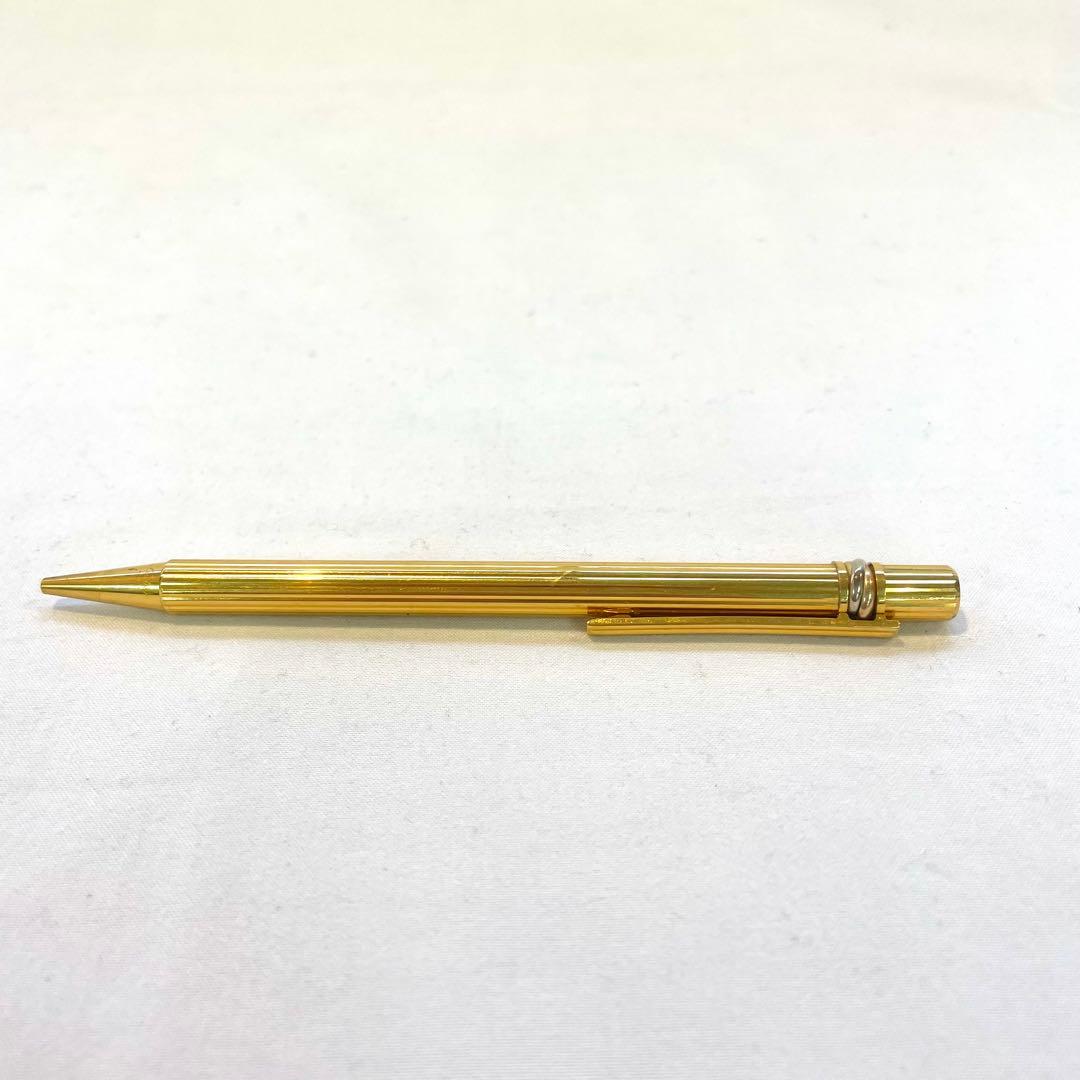 CP-A0184　カルティエトリニティボールペン　青インク　替えインク付き
