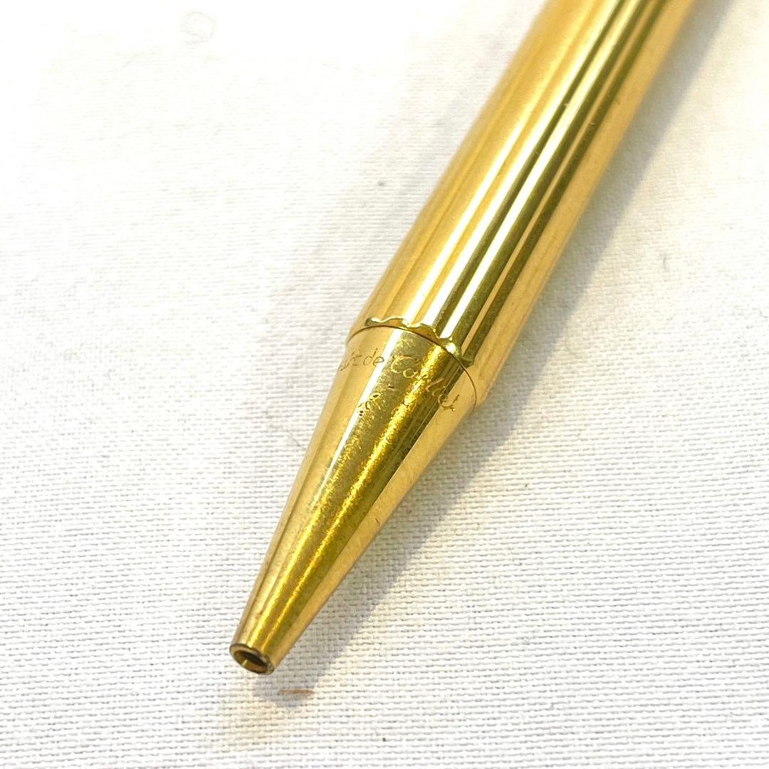 CP-A0184　カルティエトリニティボールペン　青インク　替えインク付き