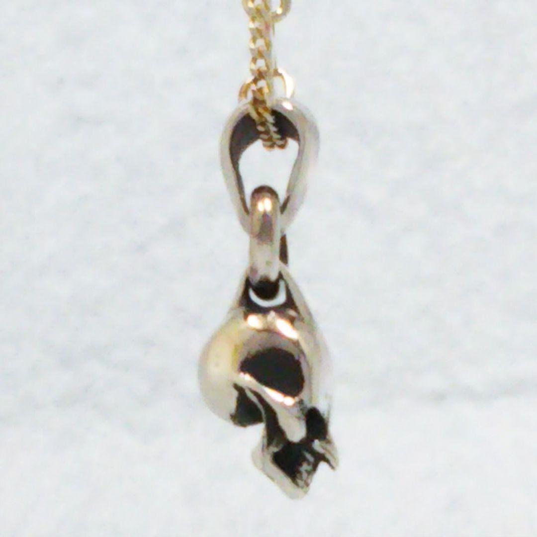 シルバーアクセサリー   ハンドメイド ペンダントトップ      スカル