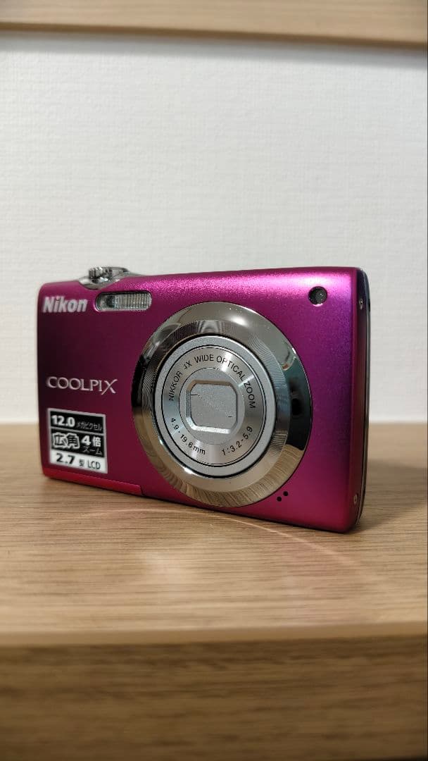 【美品】【ジャンク】Nikon COOLPIX S3000 ピンク