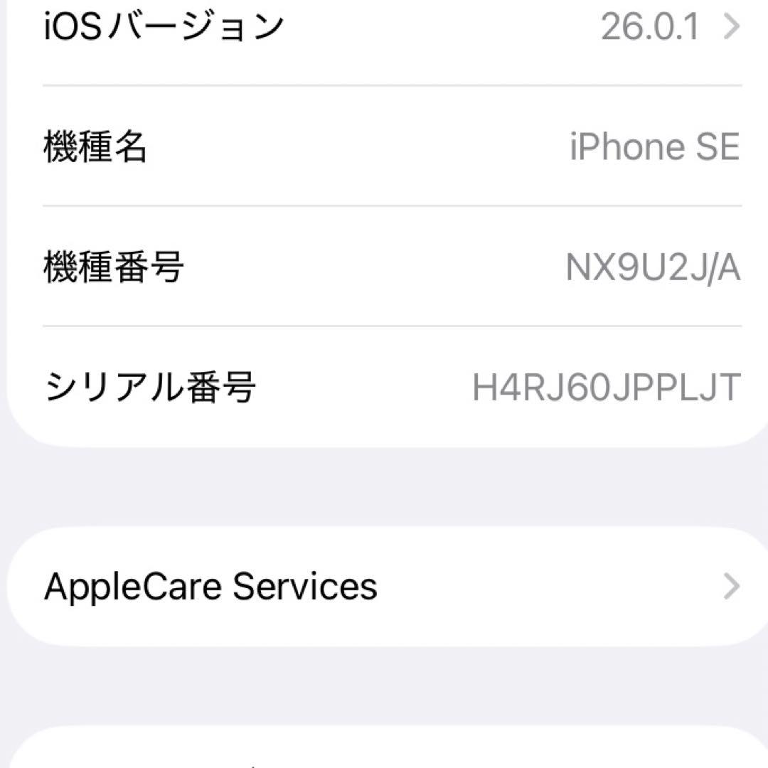 【ひび割れあり】 iPhone SE 第2世代　レッド