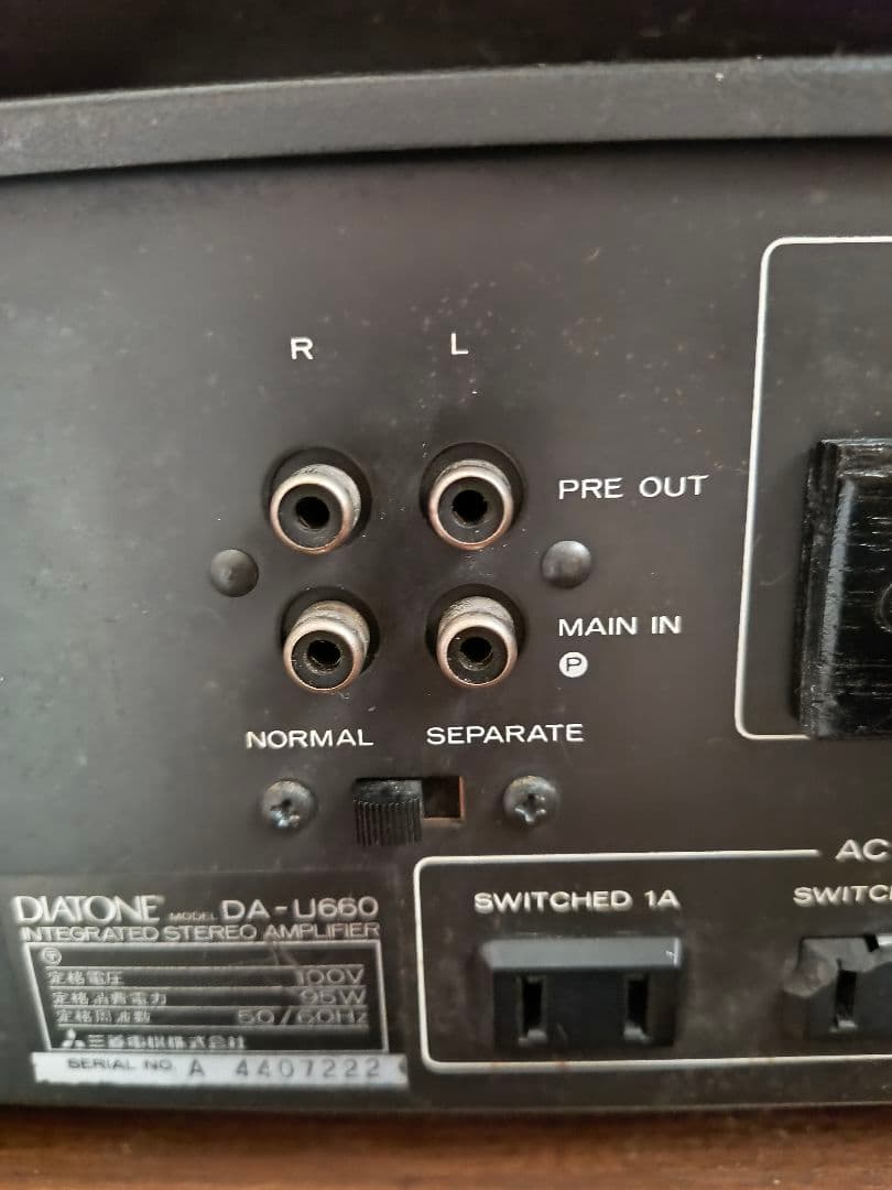 【極美品/整備済】DIATONE DA-U660 銘機 動作完動品