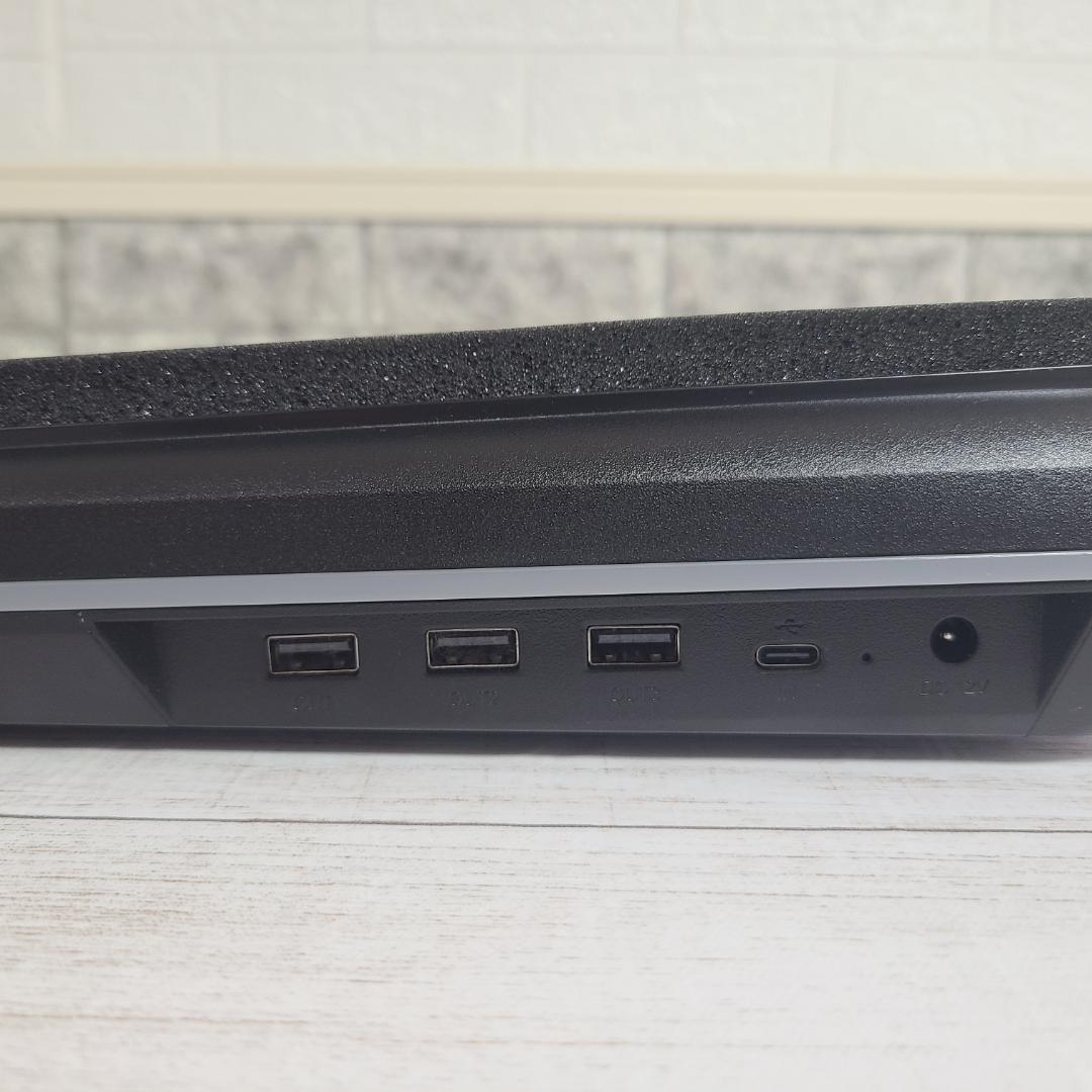 llano ノートパソコン 冷却パッド RGBライト搭載 V12RGB-BK 黒