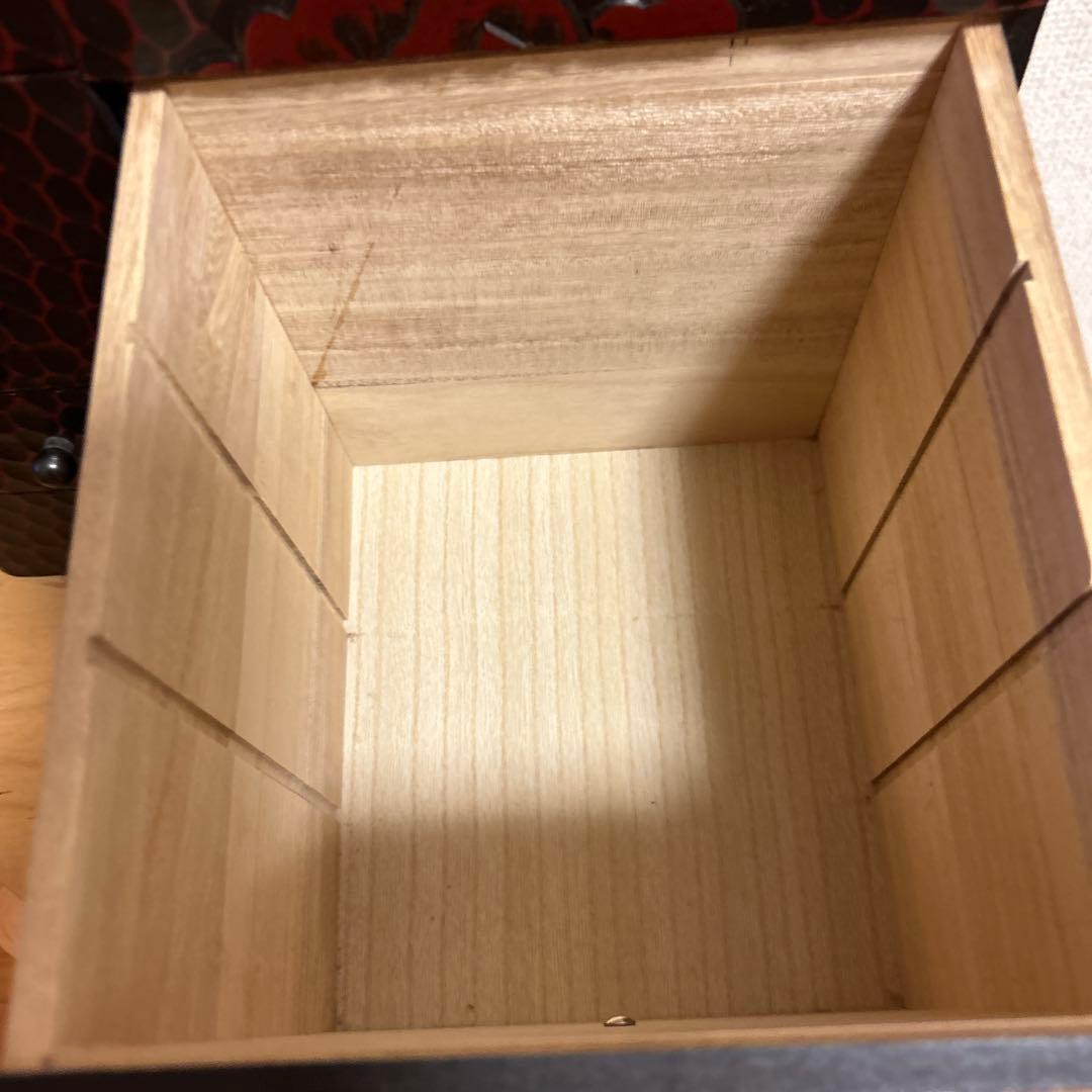 希少　鎌倉彫　小物入れ　隠し引き出し付き