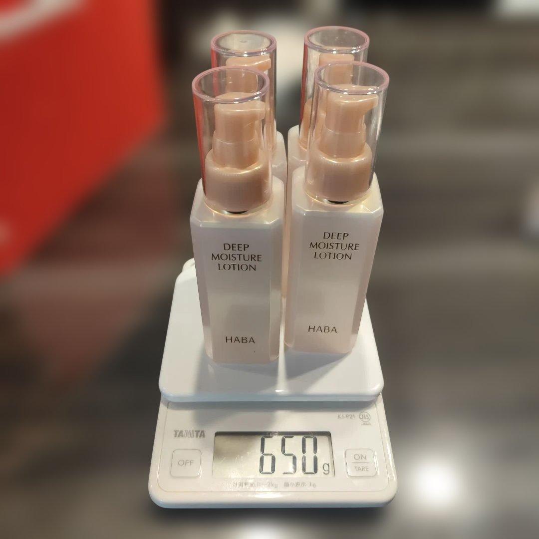 【新品】HABA ディープモイスチャーローション 120mL 化粧水 4本セット