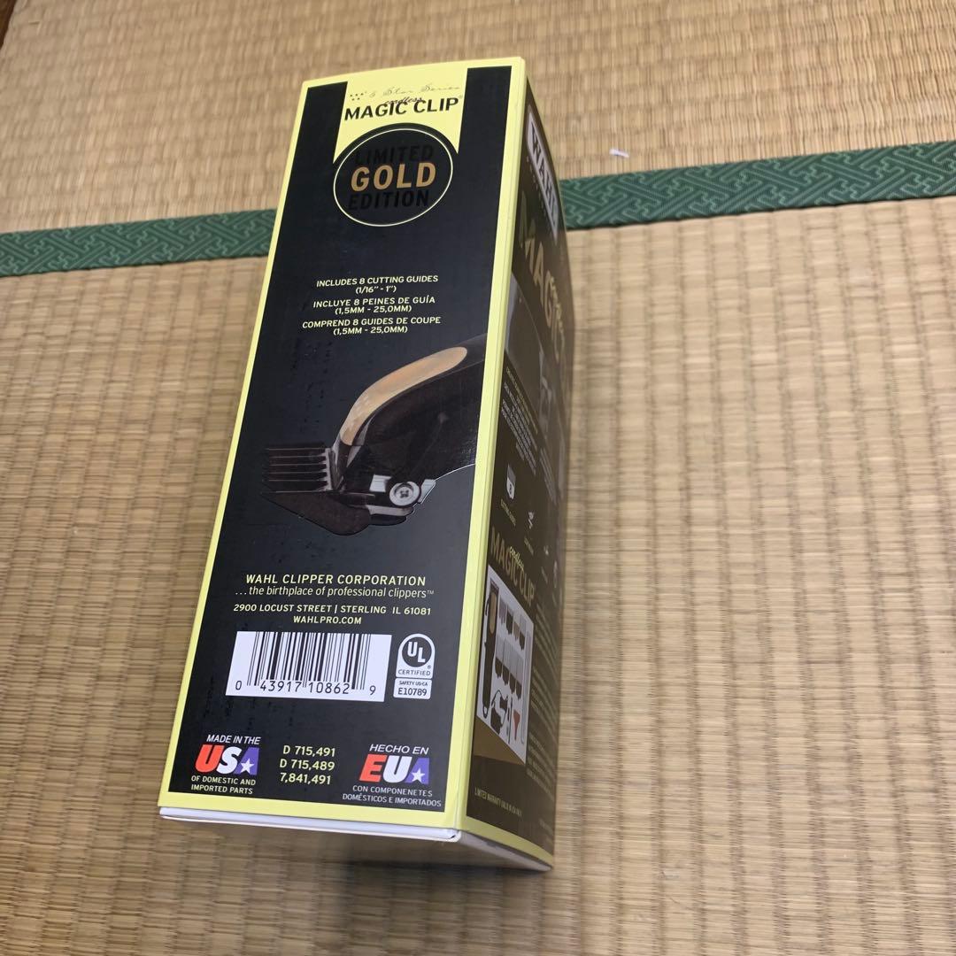 wahl コードレスバリカンファイブスターマジッククリップ GOLD/BLACK