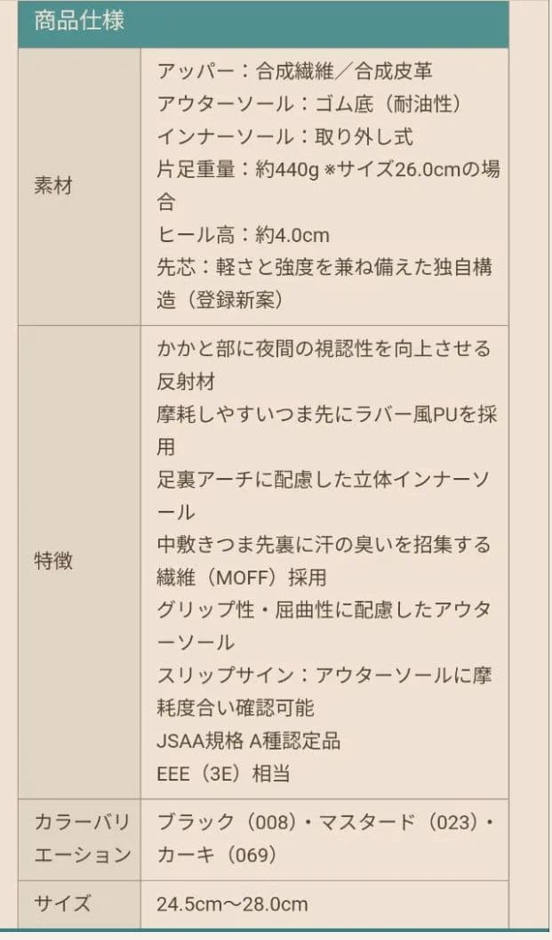 ワークシューズ 安全靴 プロスニーカー