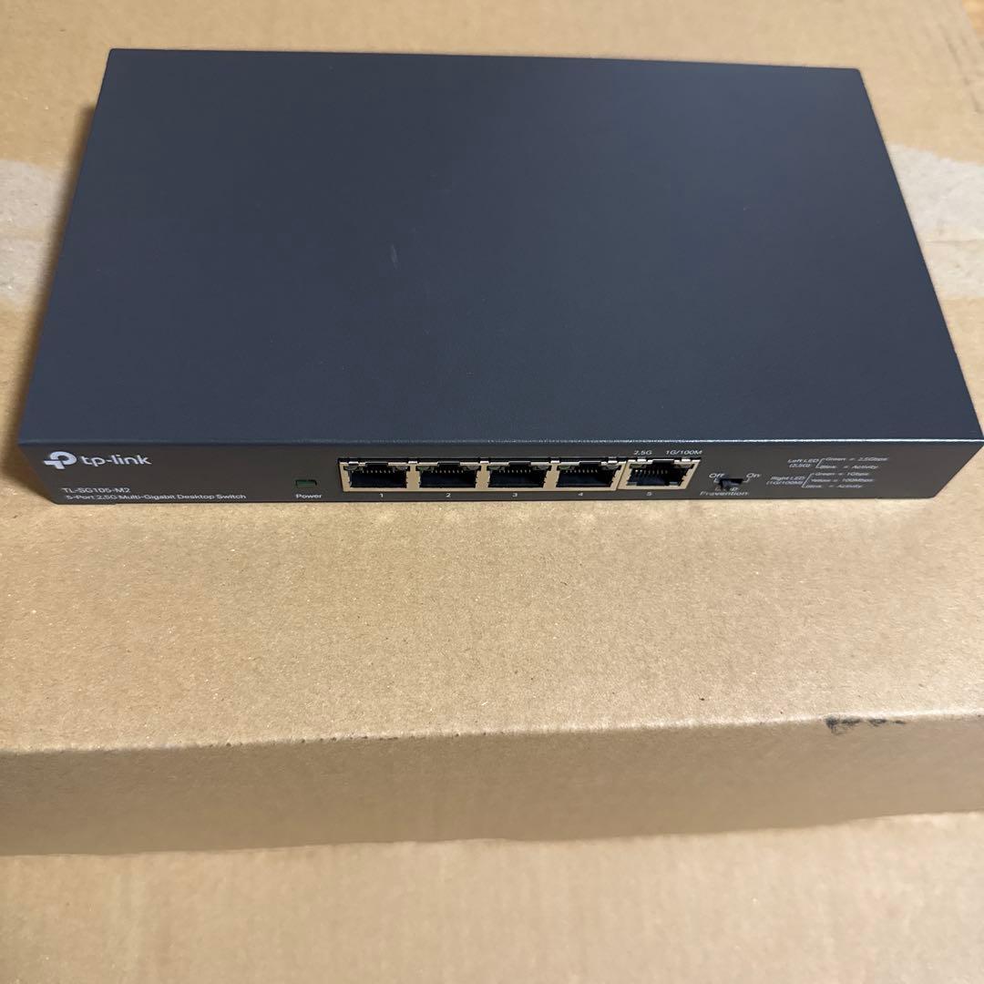 TP-Link スイッチングハブ 2.5Gbps 　TL-SG105-M2