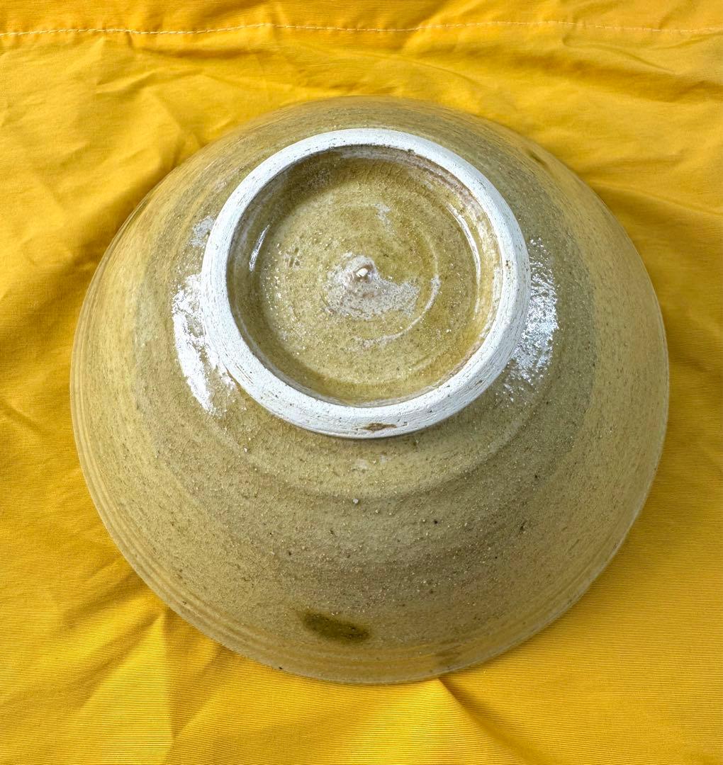 227 黄瀬戸　鉢　未使用品　共箱　共布