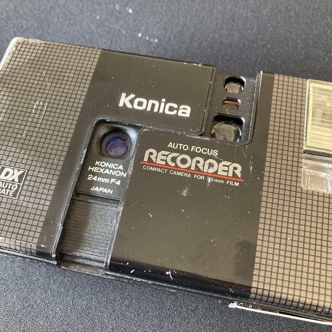 【ジャンク】Konica recoder フィルムカメラ