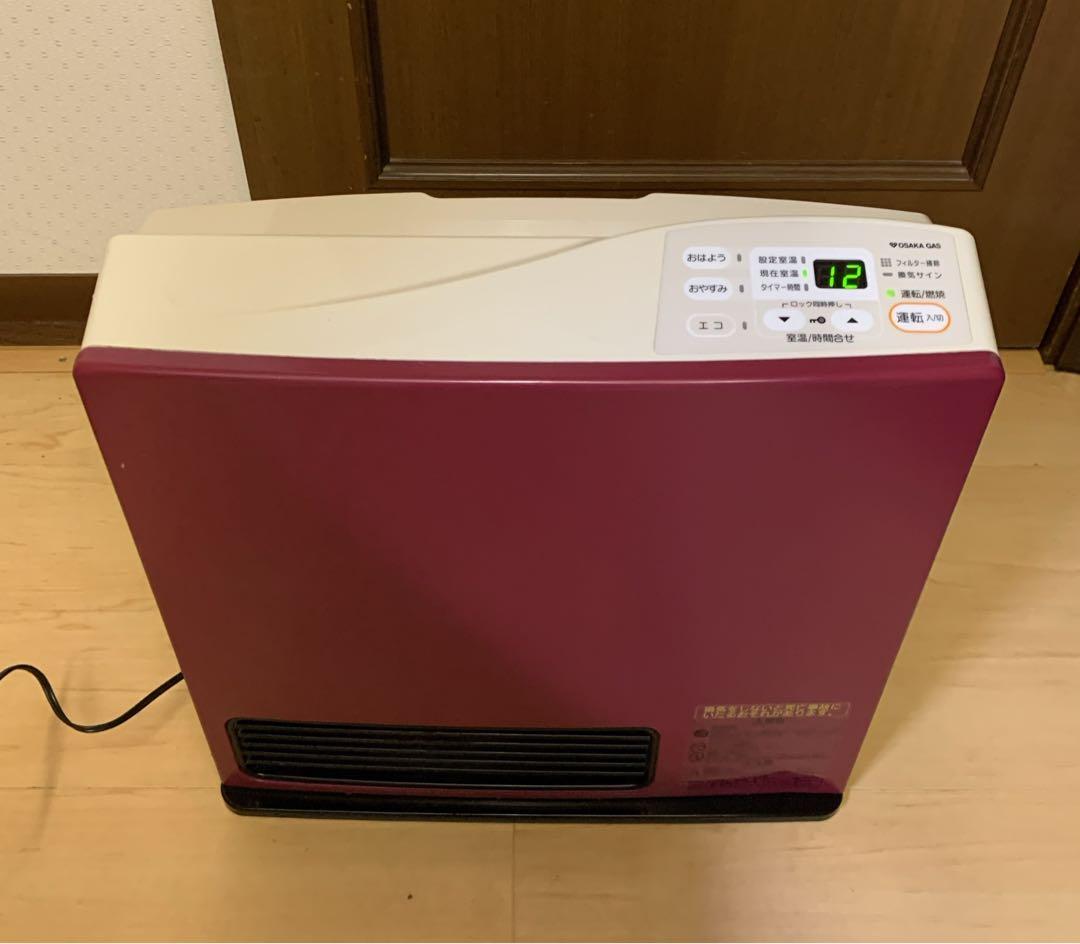 値下げ！【美品】リンナイ　都市ガスファンヒーター　RC-M4001E　ホース付